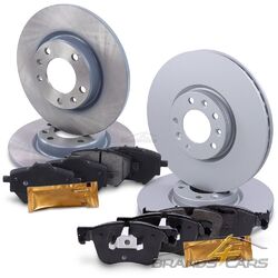 ATEC BREMSSCHEIBEN + BREMSBELÄGE VORNE + HINTEN FÜR CITROEN C4 OPEL COMBO## ORIGINAL ATEC MARKENQUALITÄT - AB LAGER VERFÜGBAR ##