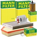 MANN FILTER FILTERSET passend für 1.6D VOLVO S60 S80 II V60 I V70 III/114 PS