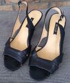   ECCO Damen Schuhe Sandalen Pumps Gr. 37 ( UK 4 ) Schwarz Leder Super