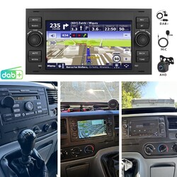 DAB+ Für Ford Transit 2005 Android 15 Autoradio Carplay GPS 2G+64GB + Kamera