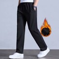 Herren Sporthose Fleecefutter Dick Hose Locker Winter Warme Freizeit Jogginghose