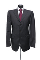 Windsor Herren Sakko Jackett 50 grau einreihig 3-Knopf Super 110's wie Neu