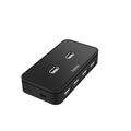 Hama USB-Hub 7-fach USB-A 2.0 Verteiler Splitter Adapter mit Kabel und Netzteil
