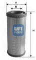 Luftfilter UFI 27.A96.00 für CASE IH CS Filtereinsatz