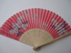 Handfächer Taschenfächer Stofffächer Sommer Fächer mit schönen Motive B Ware