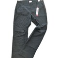 Sheego Bengalin Hose Damen Stoffhose 44 bis 50 schwarz Streifen (631) (4 504)