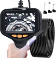 Endoskop mit 4.3'' LCD 1080P HD Inspektionkamera 8mm IP67 Rohrkamera Endoscope