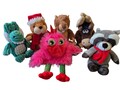 Ferrero Kinder Kuscheltier Konvolut Biber Vogel Krokodil Waschbär Bundle Set