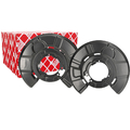 2x FEBI Spritzblech Bremsscheibe Hinten für BMW E81-E88 E90-E93 F30-F36