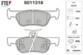 FTE Bremsbelagsatz Scheibenbremse 9011318 für HONDA JAZZ 5 eHEV GR3 GR6