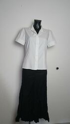 triangle Bluse Gr. 36 weiß 1 x getragen leicht und sehr schön