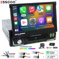 7" 2+64G 1 DIN DAB+ Autoradio Apple Carplay Android 14 Flip Out GPS NAVI +Kamera