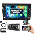 Android 14 Für Opel Astra H Corsa C/D Vectra C Zafira Autoradio GPS NAVI Kamera