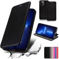 Handy Hülle für iPhone 11 12 13 Pro Max Mini Tasche Schutzhülle Etui Flip Cover