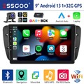 DAB+ 32G Android 13 Carplay Autoradio GPS Navi WIFI Für Seat Ibiza IV 6J 2009-13