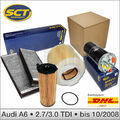 Filtersatz Filterset Inspektionspaket Filter für Audi A6 C6 4F 2.7 TDI 3.0 TDI