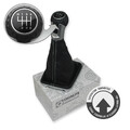 SCHALTKNAUF SCHALTSACK SCHALTMANSCHETTE FÜR VW GOLF 7 VII GTI GTD  WEIß DESIGN