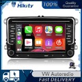 6+128GB Carplay Android 15 Autoradio GPS Navi Für VW GOLF 5 6 Passat Touran +KAM