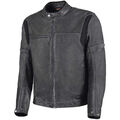 Hevik Motorrad Lederjacke Mustang Herren Anthrazit/Schwarz Größe S