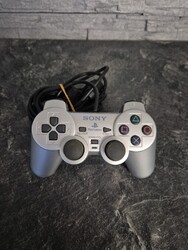 Original Sony Playstation 2 Dualshock Silber Controller 100% Ok PS2
