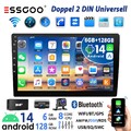 DAB+ Android14 6+128G Autoradio 2DIN Carplay GPS Navi SWC Bluetooth WIFI Kam DVR