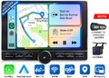 Android 13 8+128G Octa Core 10,1" QLED Autoradio GPS Navi CarPlay Bluetooth 2DIN