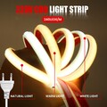 230V COB Neon LED Streifen Stripe Lichtband IP67 Außen Beleuchtung Selbstklebend