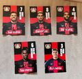 autogrammkartensatz bayer leverkusen 23/24