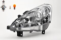 Scheinwerfer Halogen passend für Peugeot Partner 7 04/2008-02/12 LI Leuchtmittel