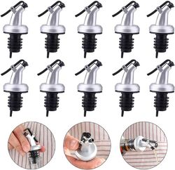 10x Ausgiesser für flaschen Öl Essig dosierer schnapsausgießer spirituosen Wein