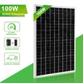 100W Solarpanel Solarmodul PV Solarzelle Monokristallin Photovoltaik Wohnmobil