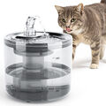 2.6L Trinkbrunnen Haustier Automatisch Wasserspender für Katzen Hunde mit Filter