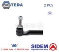 15030 SPURSTANGENKOPF AXIALGELENK VORNE SIDEM 2PCS FÜR TESLA MODEL S