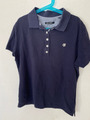 Marc O'Polo Damen Polo Shirt Gr. M navy / blau Basic Shirt