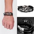 ANKER Damen Herren Vintage Armband Surferarmband Armschmuck Kette Unisex Surfer