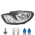 Scheinwerfer links schwarz inkl. OSRAM Lampen mit LWR Motor für Hyundai i10 PA