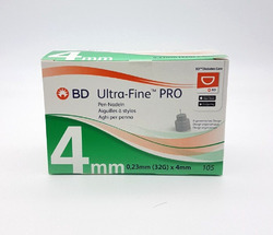 BD ULTRA-FINE PRO Pen-Nadeln 0,23 x 4mm (105 Stück) 32G PZN 14046738