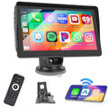 7" Tragbar Autoradio Wireless Apple CarPlay Android Auto Touchscreen Bluetooth