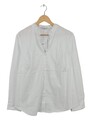 PETER HAHN Langarmhemd Damen Hemd Gr. DE 48 weiß Business-Look