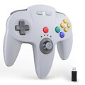 Wireless Switch N64 Controller, mit USB-Empfänger, Für Switch Online Windows PC
