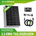 Solarpanel Solarmodul Set 400W 12V Mono PV Module mit Ladegerät Boot Wohnmobil