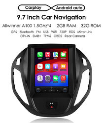9.7" DAB 32G Für Ford Transit Custom 2012-21 Autoradio Android GPS NAV BT SWC FM