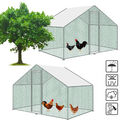 Wasserdicht Hühnerhaus Geflügelstall Dach Kleintierstall PE Hühnerstall 3x2x2m #