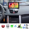 4G+64GB Android 14 Autoradio Für PEUGEOT 207 CC 06-2015 GPS Nav WIFI CARPLAY RDS