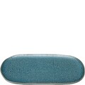 Leonardo Matera Platte blau 32x18cm Servierplatte Snackplatte Teller Käseteller