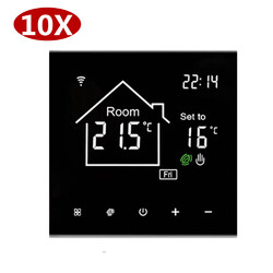 DE Smart LCD Wifi Digital Thermostat Touchscreen Raumthermostat Fußbodenheizung