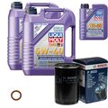 BOSCH Ölfilter 11L Liqui Moly Leichtlauf High Tech 5W-40 für VW Audi Golf I