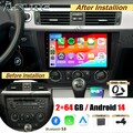 DAB+ 64G Android 14 Autoradio Carplay FM RDS für BMW 3er E90 E91 E92 E93 ab 2005
