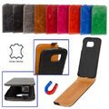 Etui Echt Leder Flip Case Cover Handy Hülle Tasche für Nokia Lumia 535  SURAZO