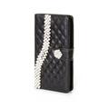 Handy Tasche Glitzer Schutz Hülle Motiv Flip Cover Case Klapp Etui Strass Stein